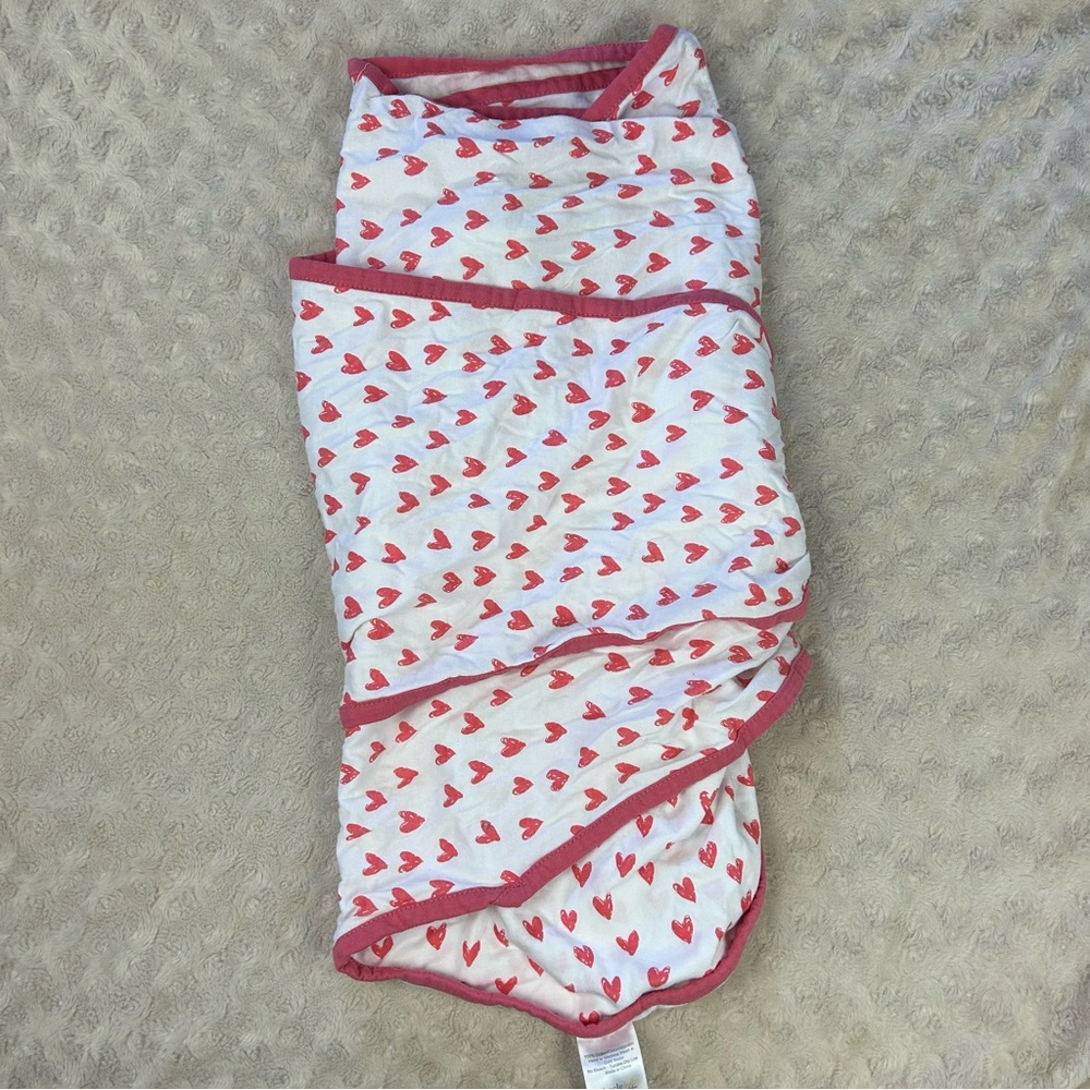 Miracle Baby Blanket Hearts Sleep Swaddle One Size OS